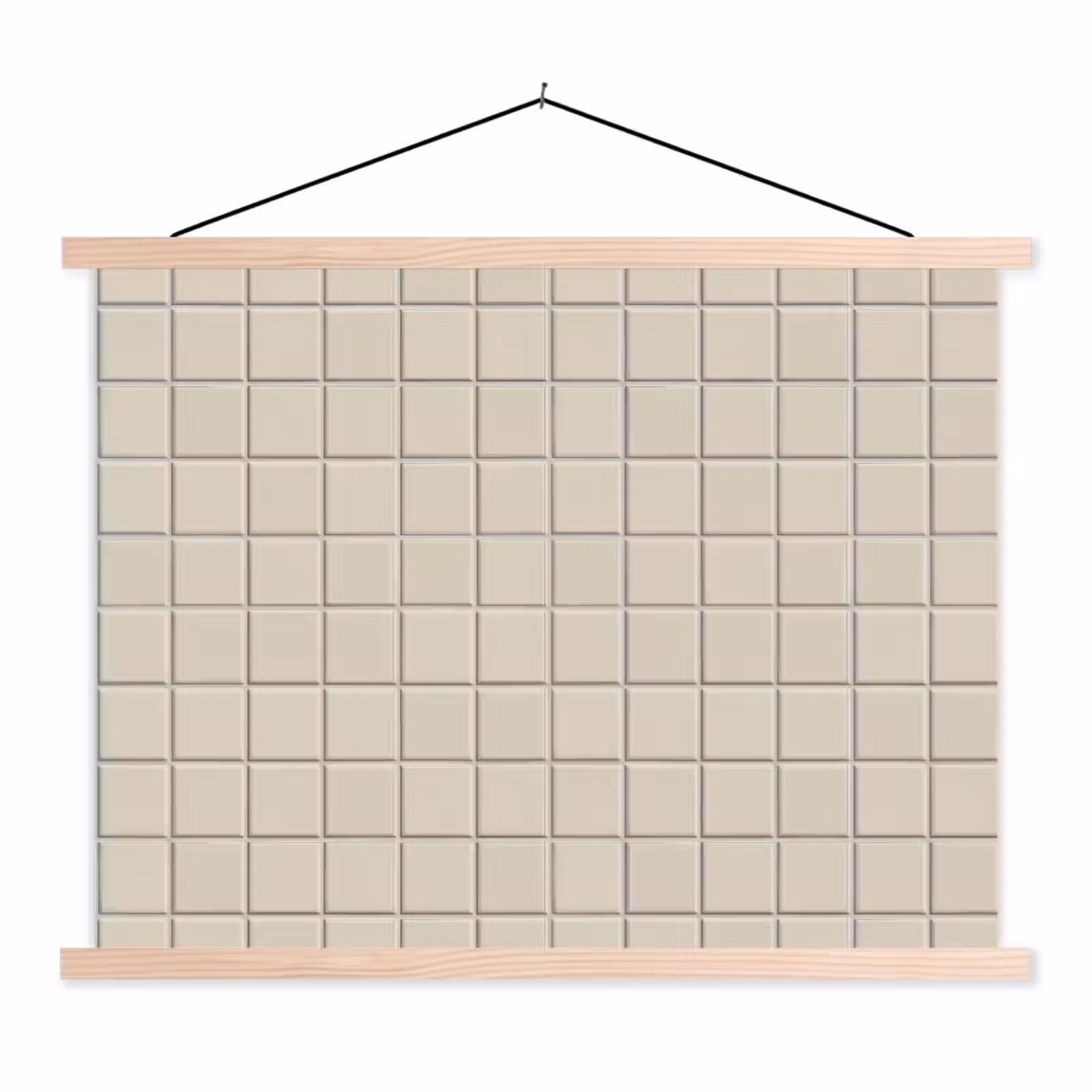 Schoolplaat - Patroon - Tegels - Taupe — 1