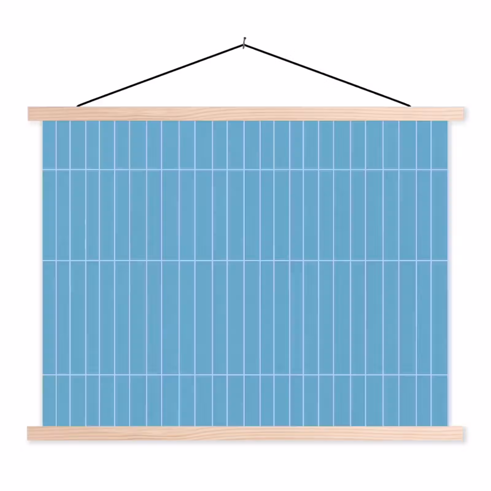 Schoolplaat - Tegel - Langwerpig - Patroon - Blauw — 1