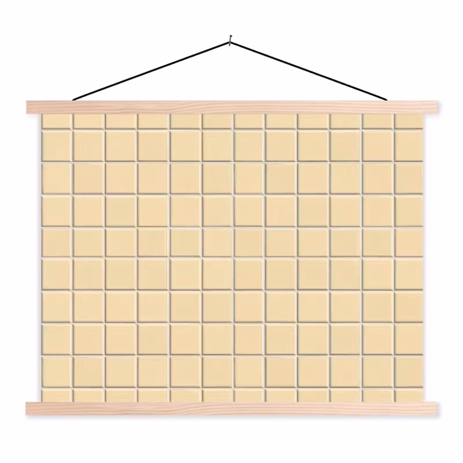 Schoolplaat - Tegels - Patroon - Crème — 1