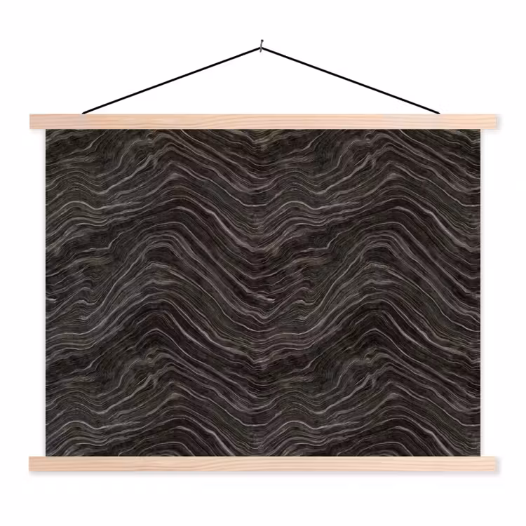 Schoolplaat - Patroon - Contrast - Antraciet — 1