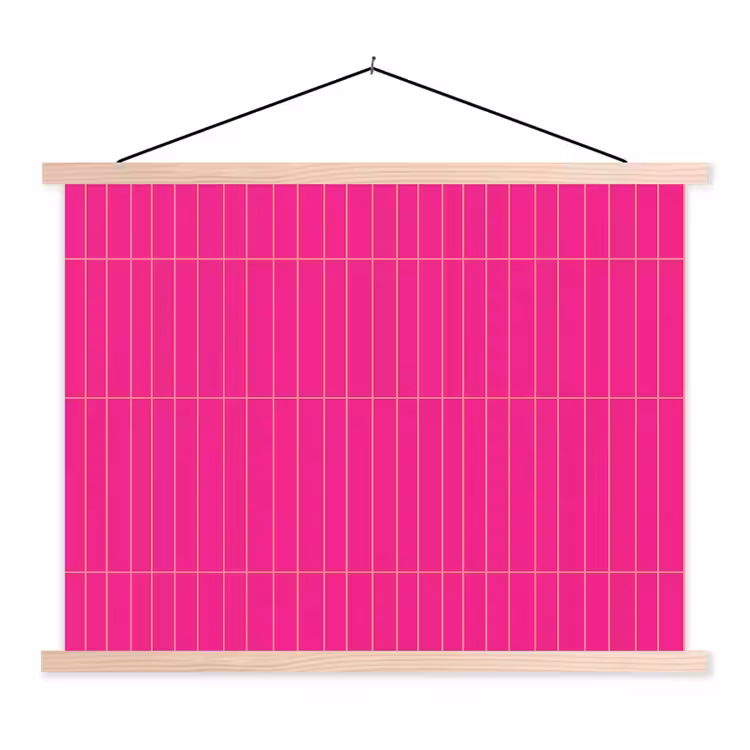 Schoolplaat - Patroon - Tegel - Magenta - Roze — 1