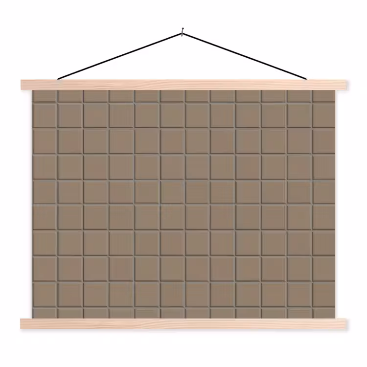 Schoolplaat - Tegel - Patroon - Taupe — 1