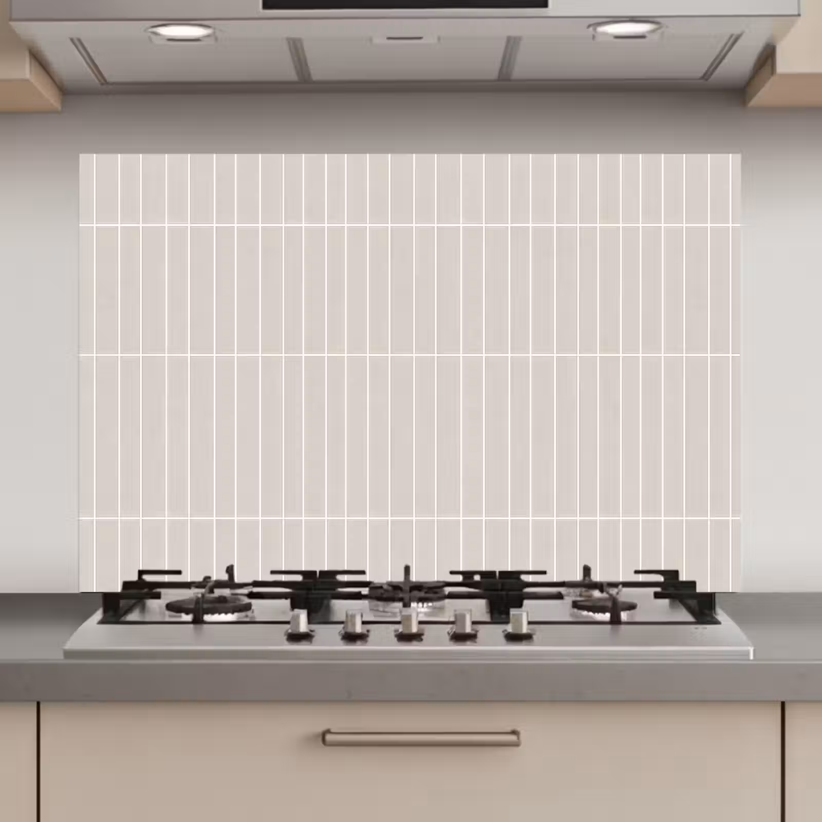 Spatscherm keuken - Patroon - Tegels - Zand — 1