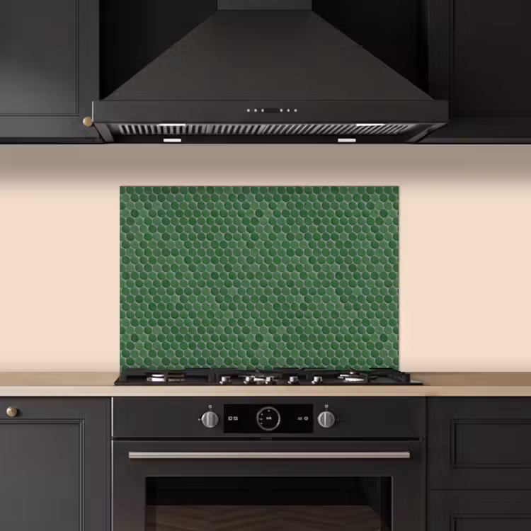 Spatscherm keuken - Penny - Mozaïek - Bosgroen - Green — 2