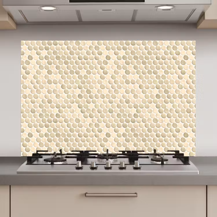 Spatscherm keuken - Penny - Mozaïek - Zand — 1