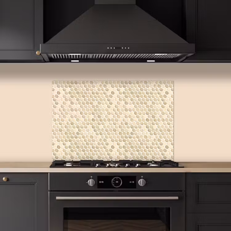 Spatscherm keuken - Penny - Mozaïek - Zand — 2
