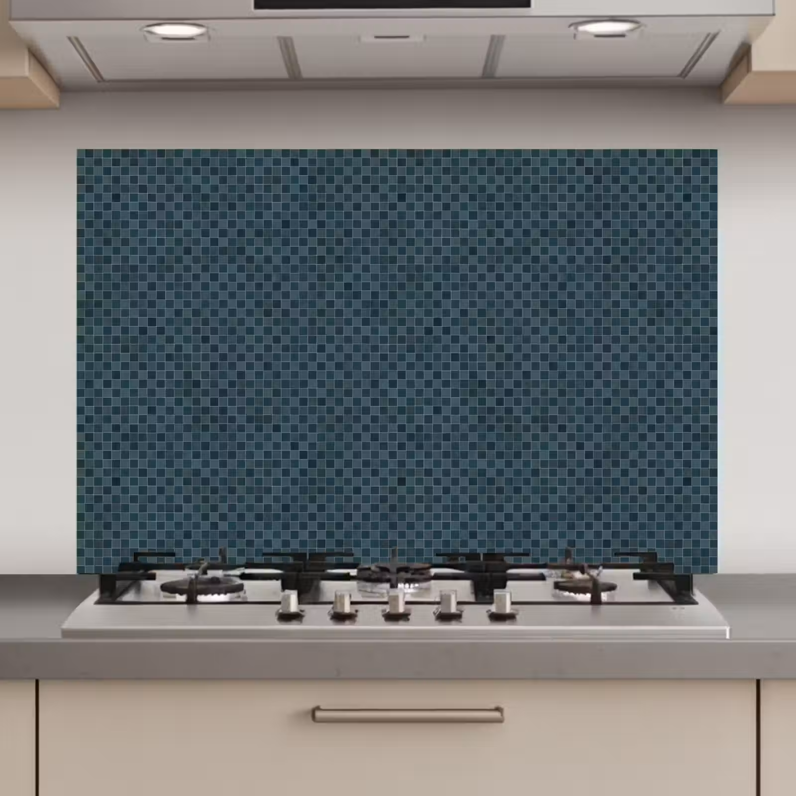 Spatscherm keuken - Patroon - Mozaïek - Groen — 1