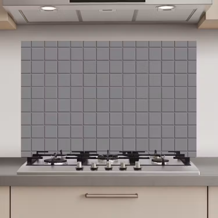 Spatscherm keuken - Modern - Patroon - Grijs — 1