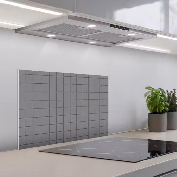 Spatscherm keuken - Modern - Patroon - Grijs — 5