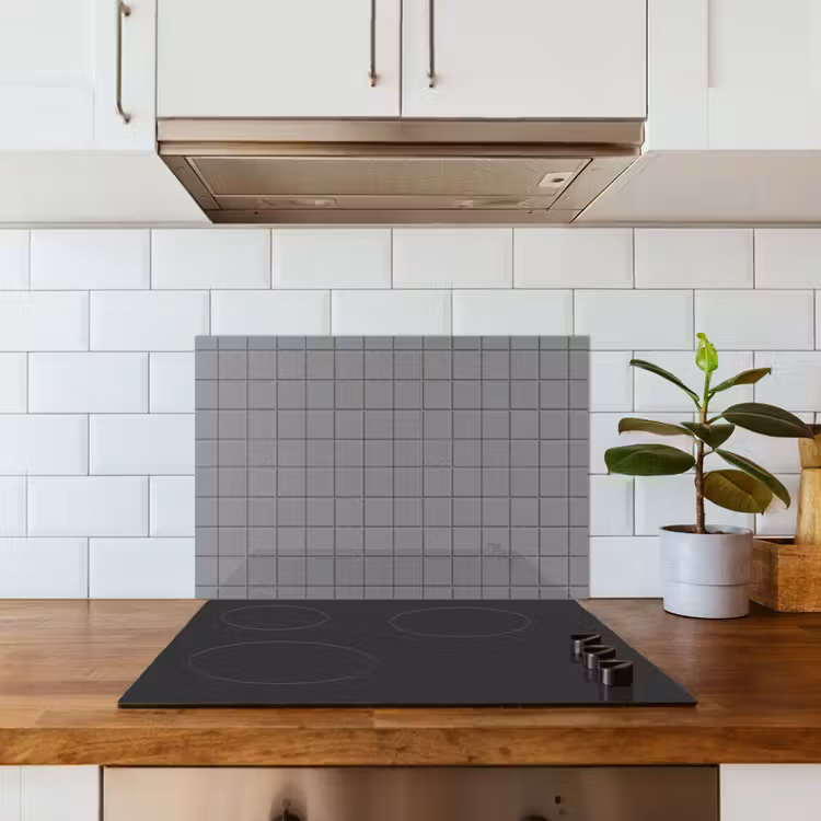 Spatscherm keuken - Modern - Patroon - Grijs — 6
