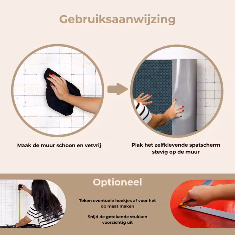 Spatscherm keuken - Patroon - Mozaïek - Groen — 8