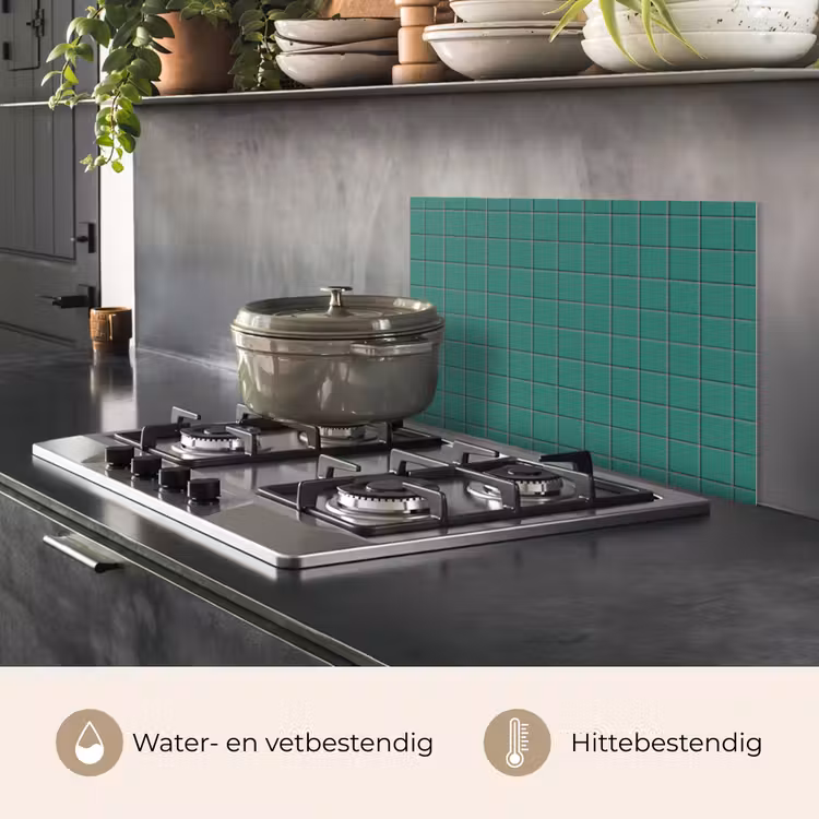 Spatscherm keuken - Patroon - Patroon - Smaragd — 7