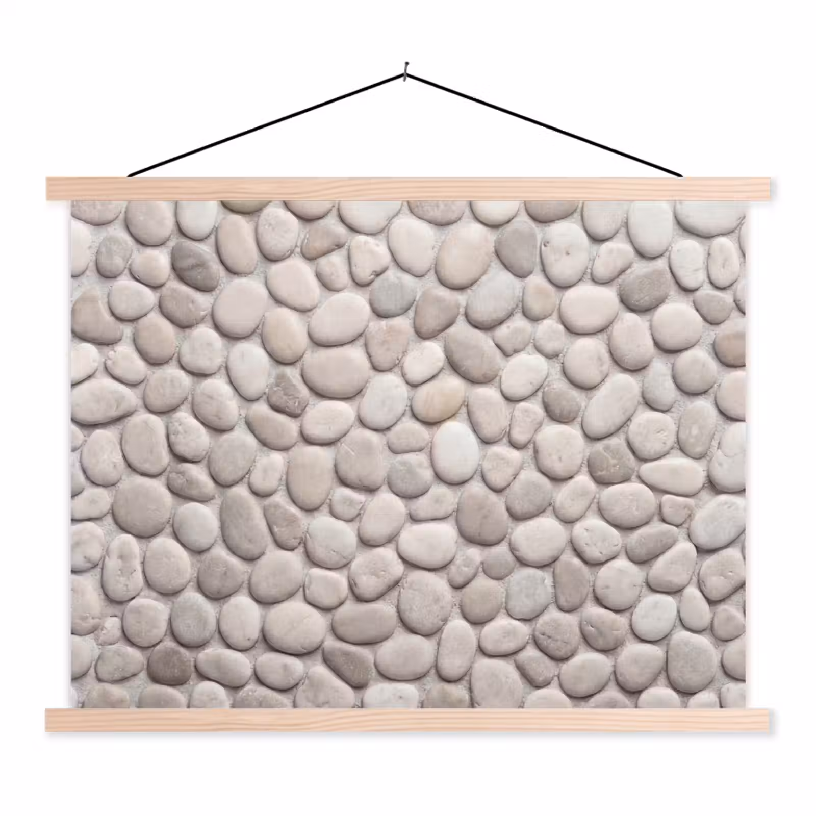 Schoolplaat - Steen - Kiezel - Natuur - Minimalistisch - Beige — 1