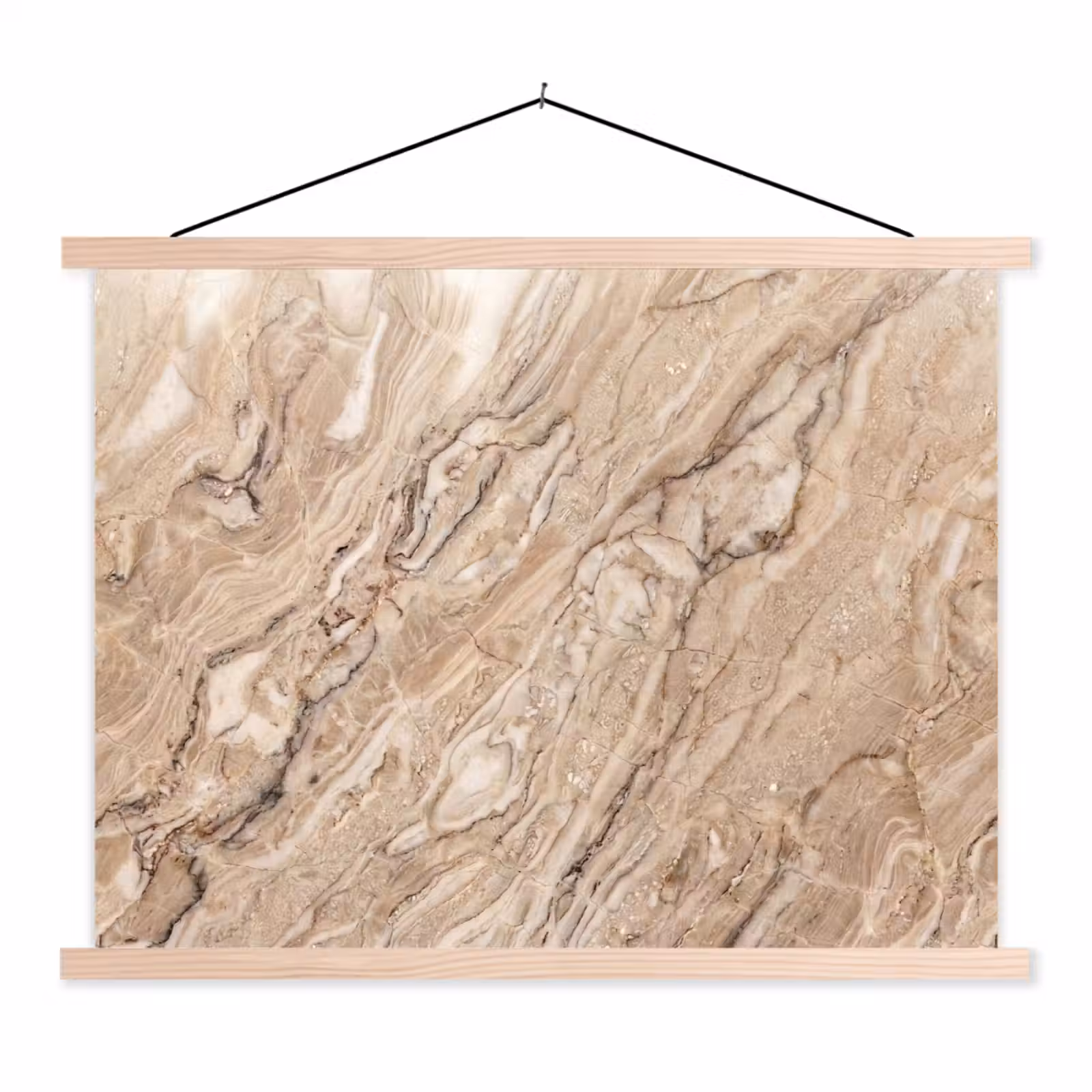 Schoolplaat - Textuur - Aders - Abstract - Modern - Beige — 1
