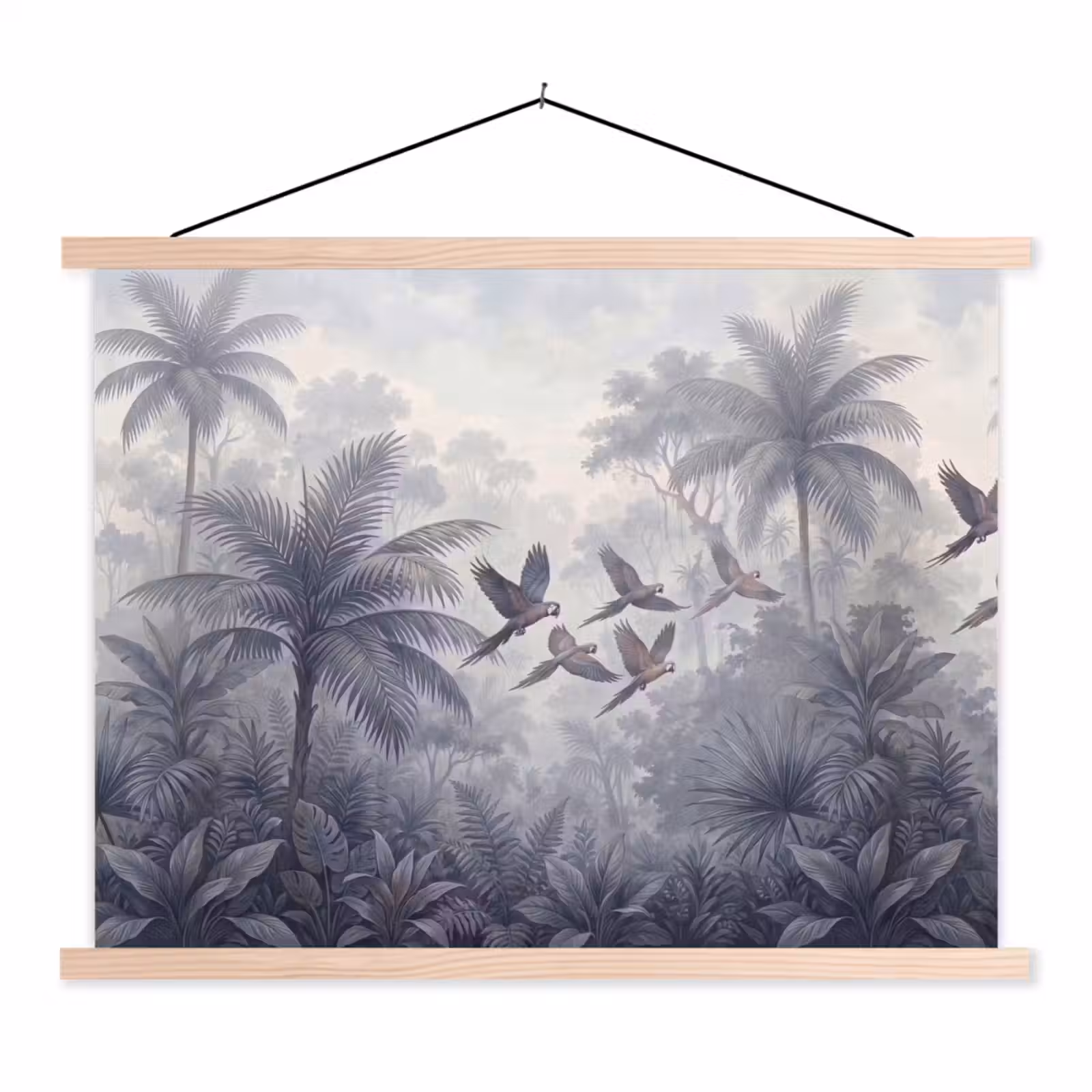 Schoolplaat - Vogel - Vliegend - Jungle - Vintage - Dieren — 1