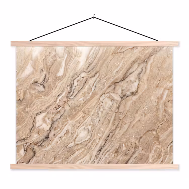 Schoolplaat - Textuur - Aders - Abstract - Modern - Beige — 1