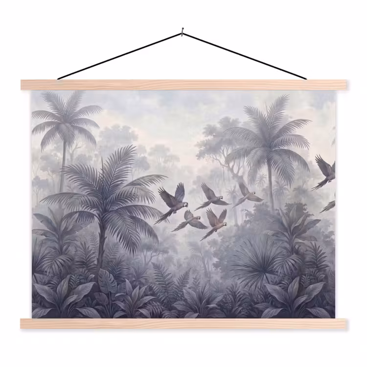 Schoolplaat - Vogel - Vliegend - Jungle - Vintage - Dieren — 1