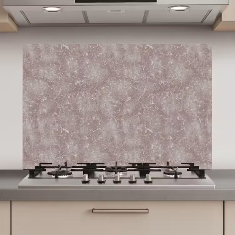 Spatscherm keuken - Marmer - Patroon - Mauve — 1