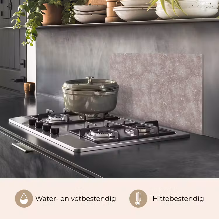 Spatscherm keuken - Marmer - Patroon - Mauve — 7