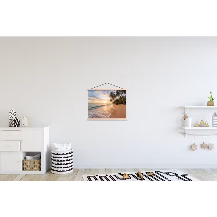 Schoolplaat - Strand - Zonsondergang - Tropisch - Natuur - Goud — 3