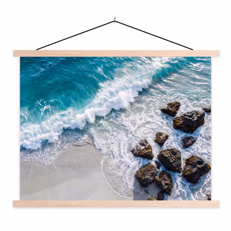 Schoolplaat - Zee - Golf - Strand - Natuur - Blauw — 1