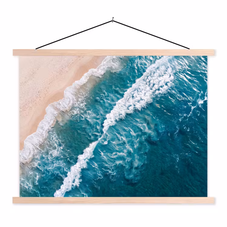 Schoolplaat - Zee - Strand - Golven - Natuur - Blauw — 1