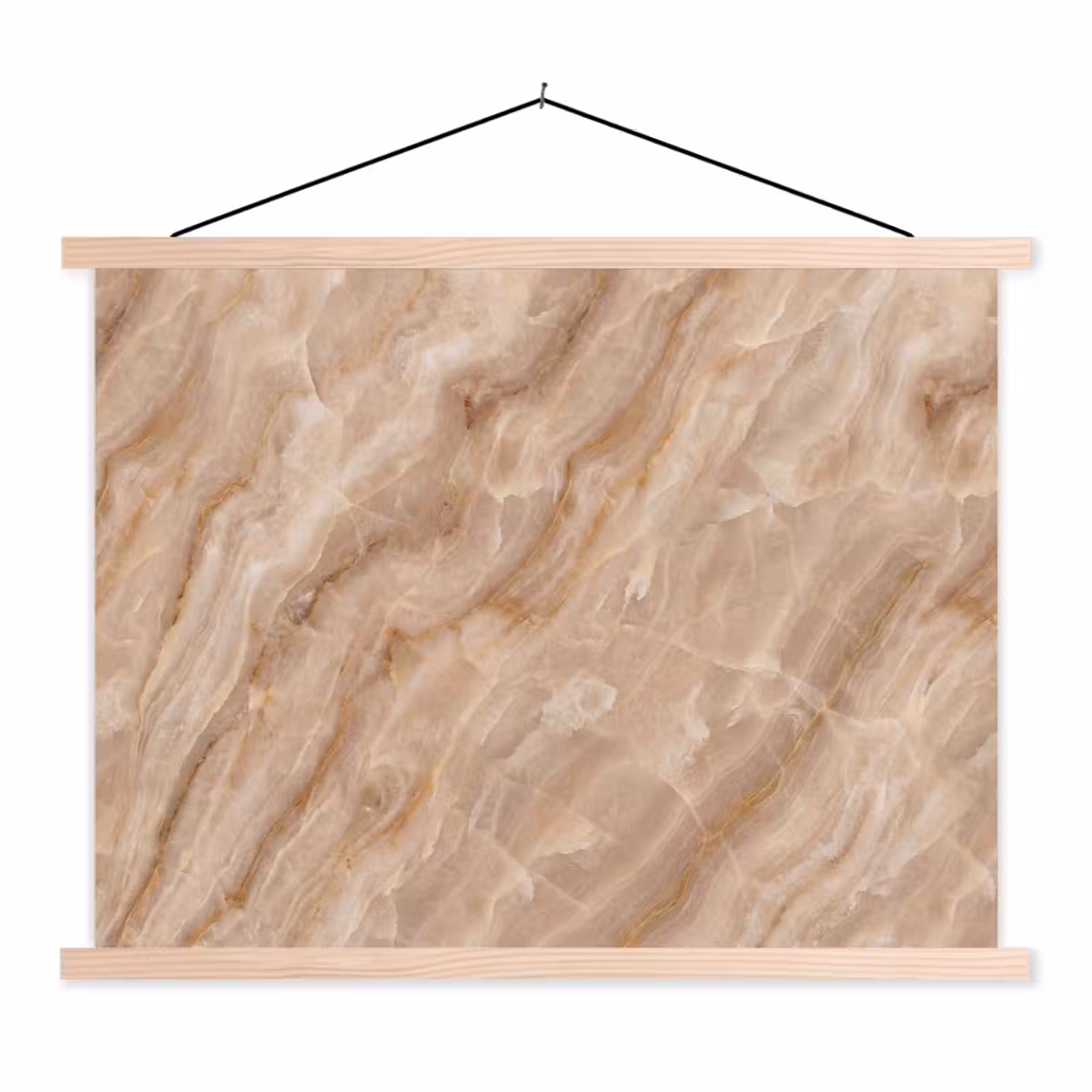 Schoolplaat - Steen - Ader - Natuur - Modern - Beige — 1