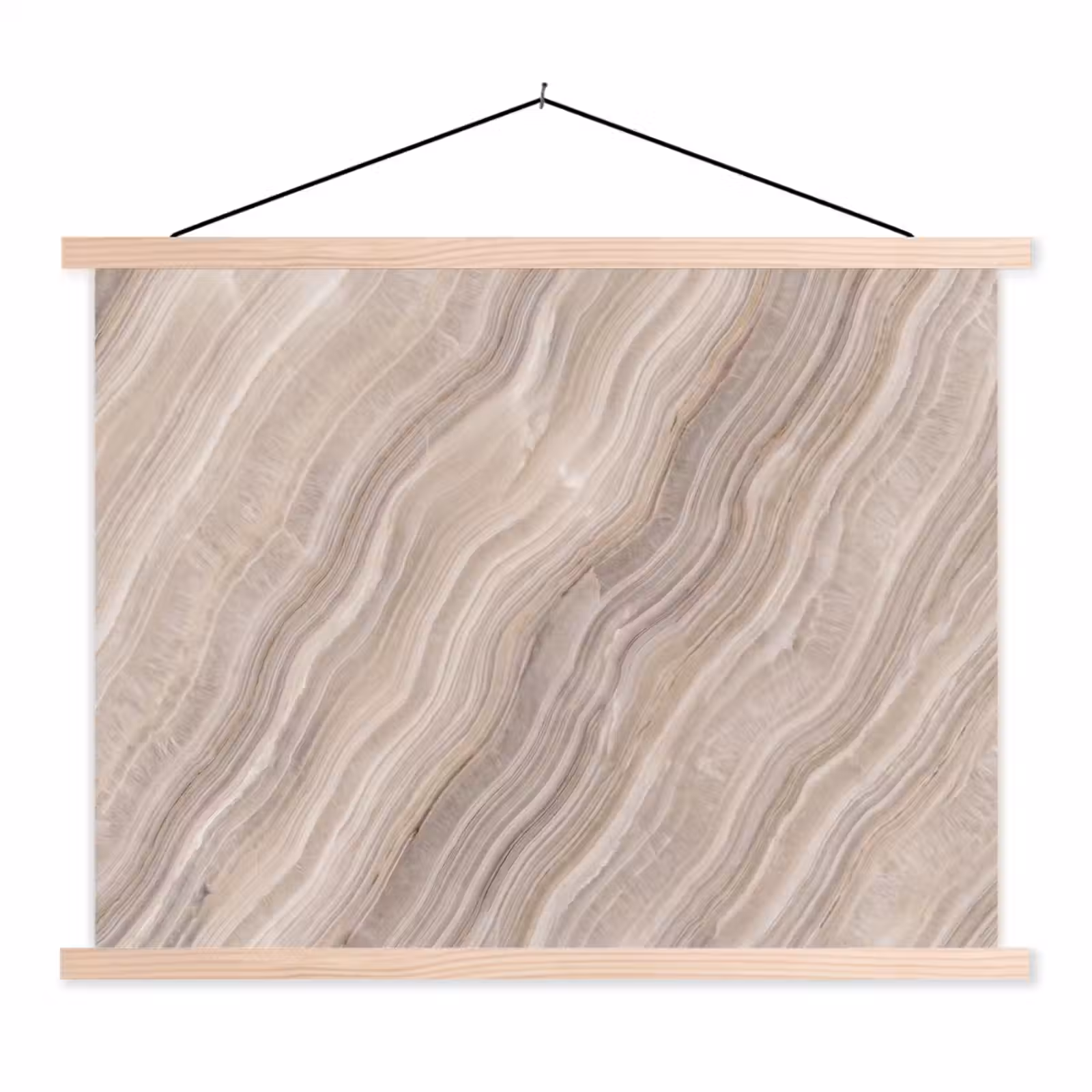 Schoolplaat - Textuur - Golvend - Abstract - Modern - Beige — 1