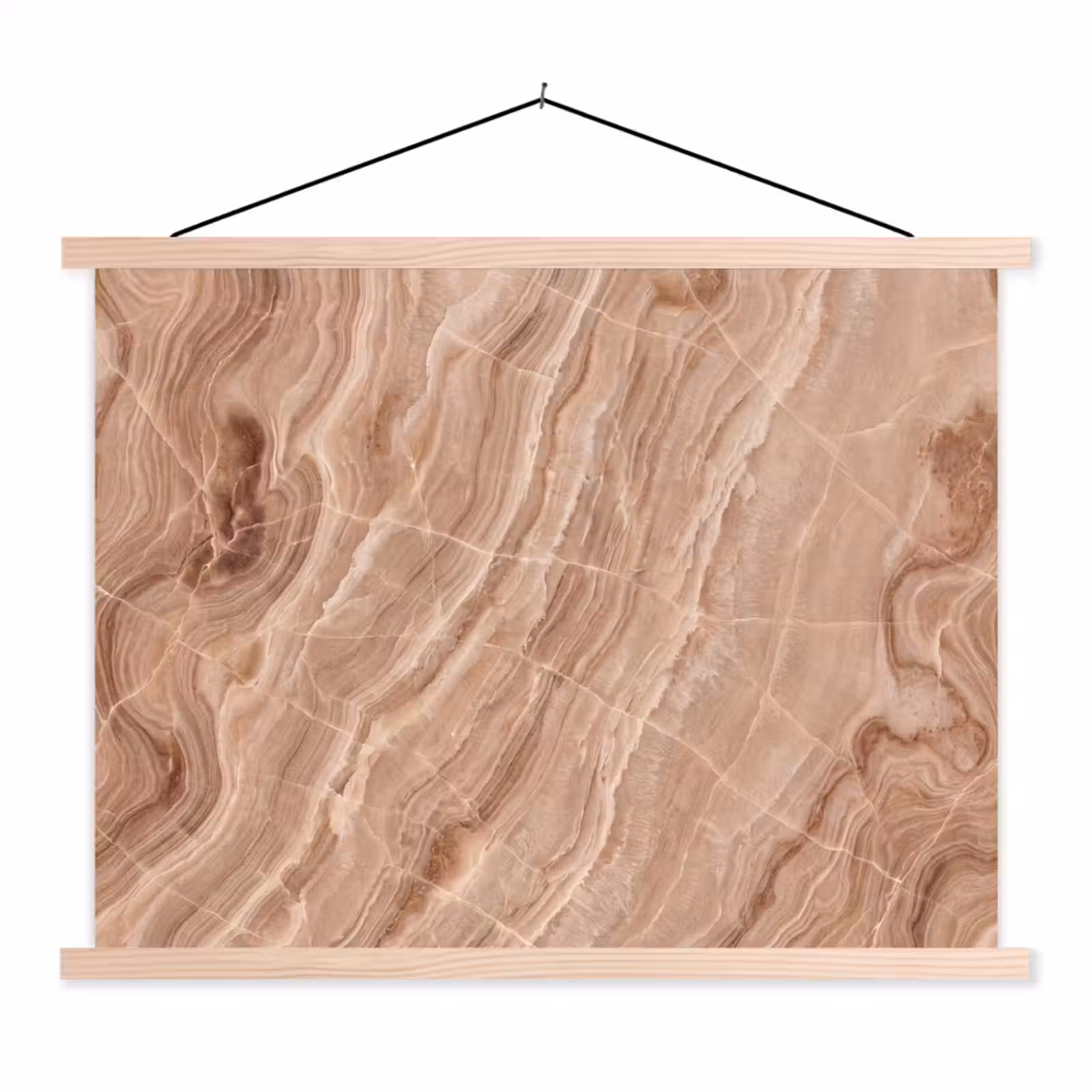 Schoolplaat - Textuur - Golvend - Abstract - Warm - Bruin — 1