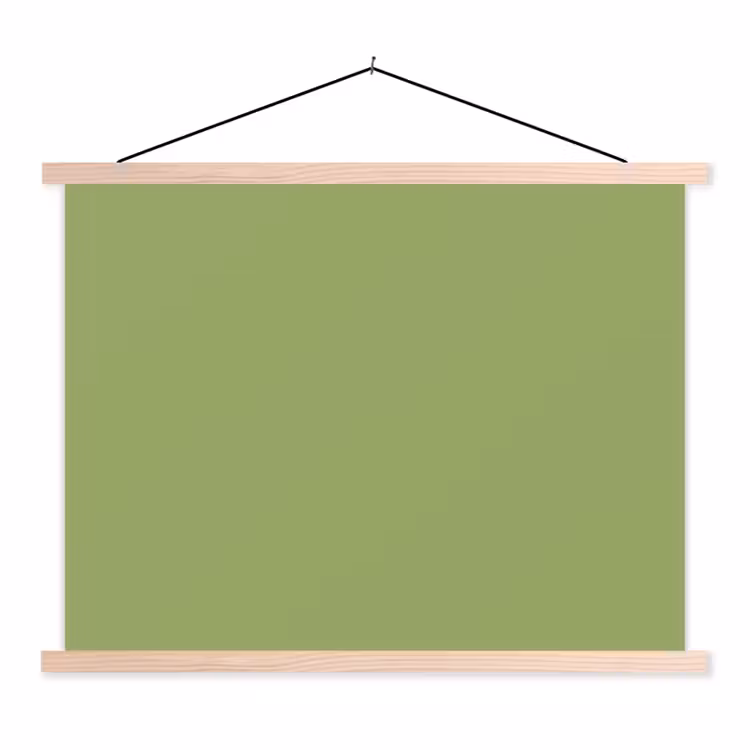 Schoolplaat - Sage - Green - Groen — 1
