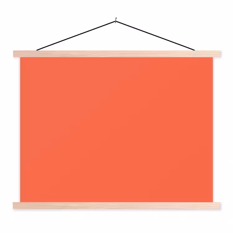 Schoolplaat - Sunset - Salmon - Oranje — 1