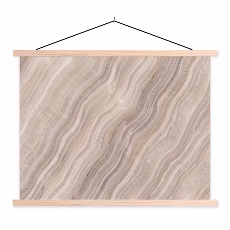 Schoolplaat - Textuur - Golvend - Abstract - Modern - Beige — 1