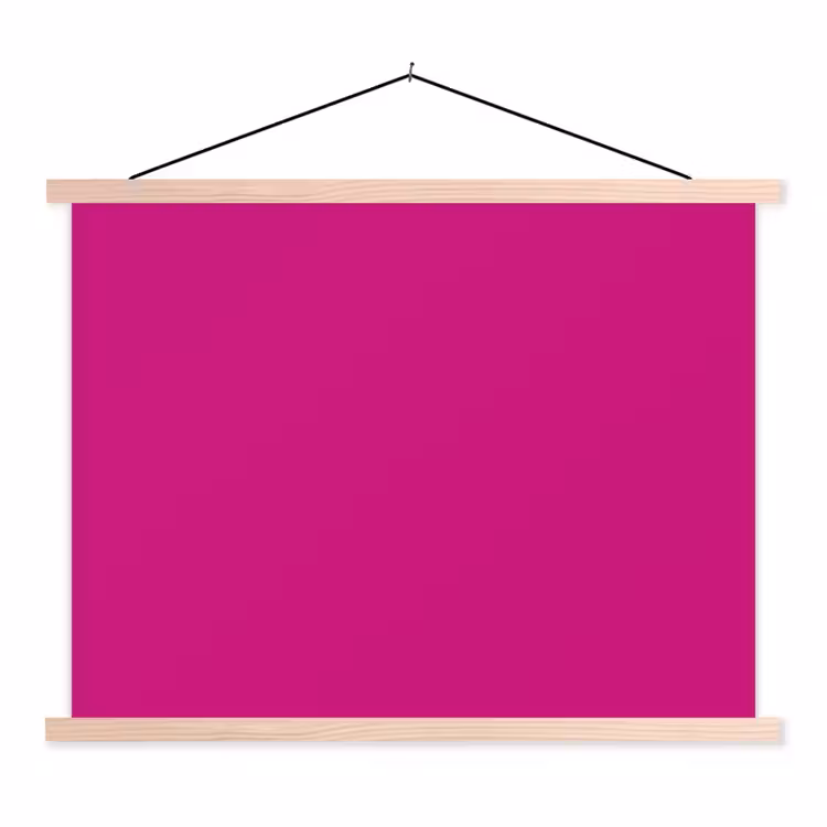 Schoolplaat - Velvet - Magenta - Roze — 1