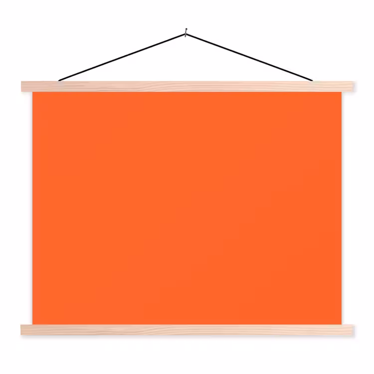 Schoolplaat - Vivid - Amber - Oranje — 1