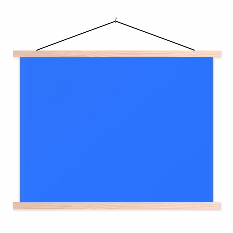 Schoolplaat - Vivid - Cobalt - Blauw — 1
