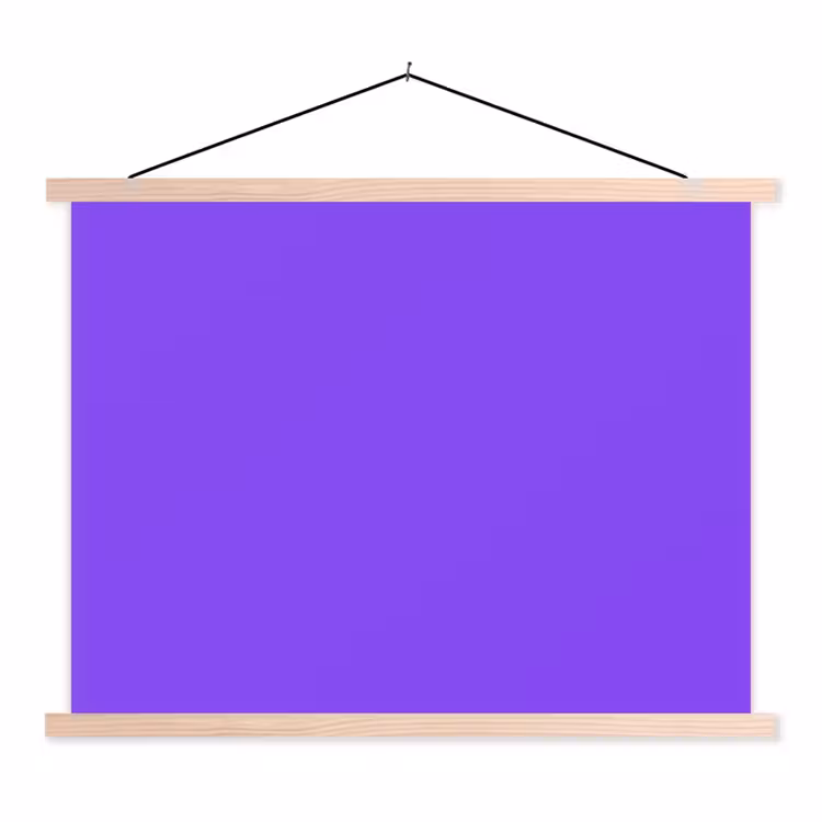 Schoolplaat - Vivid - Violet - Paars — 1