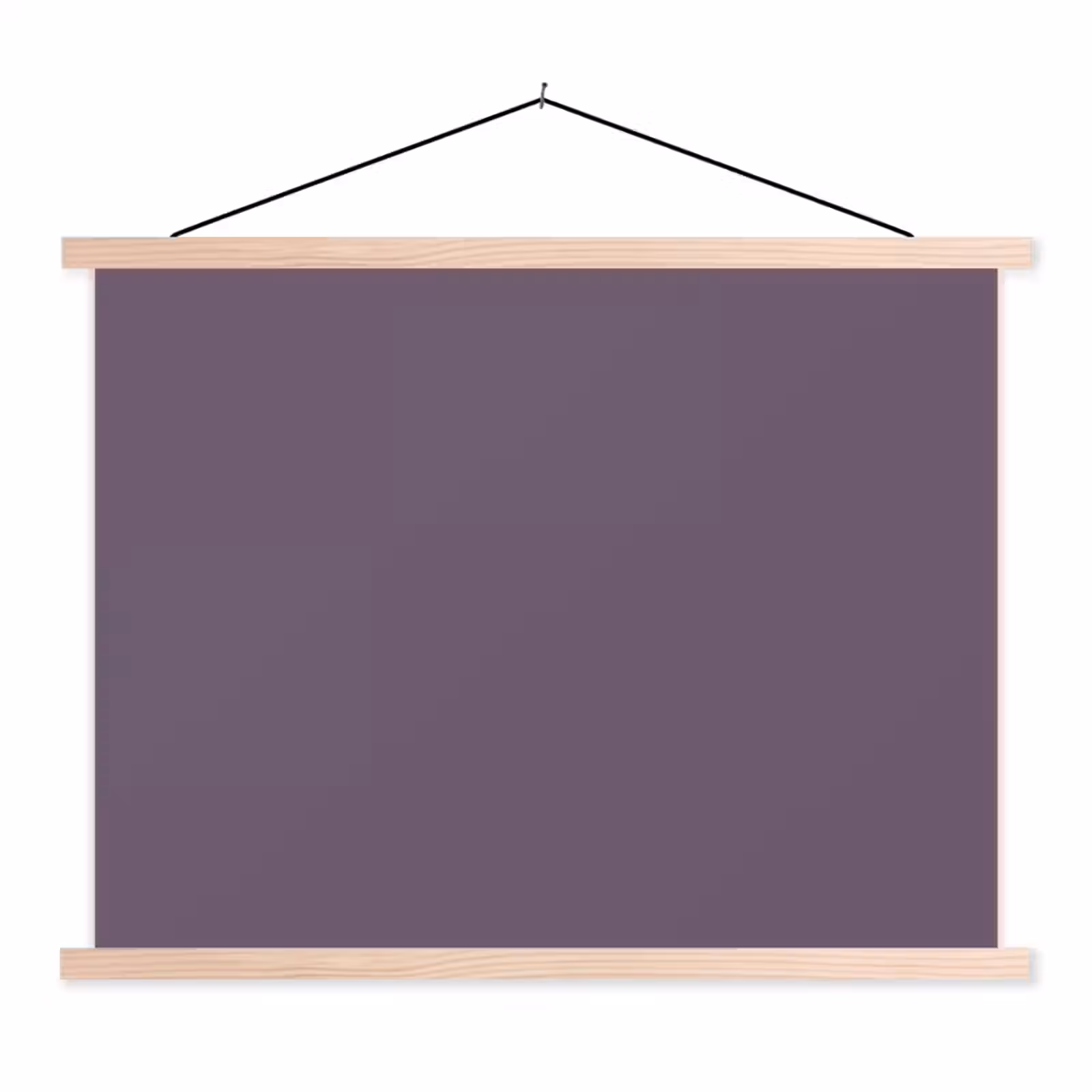 Schoolplaat - Velvet - Aubergine - Paars — 1