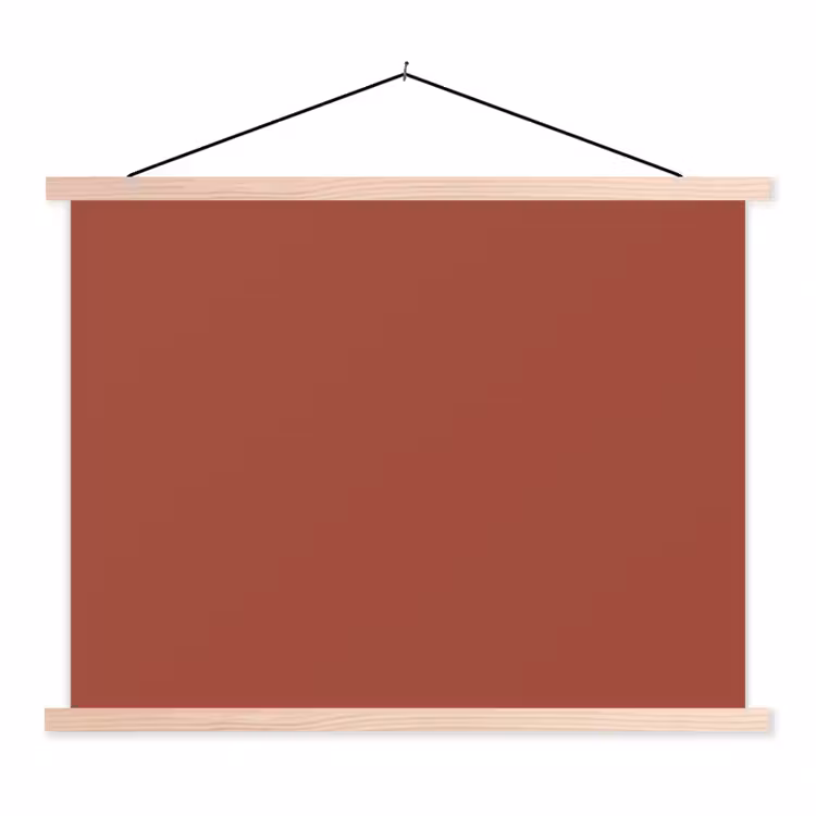 Schoolplaat - Rustic - Terracotta - Oranje — 1