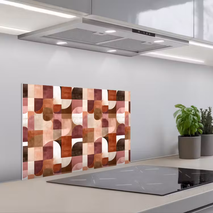 Spatscherm keuken - Geometrie - Modern - Retro — 5