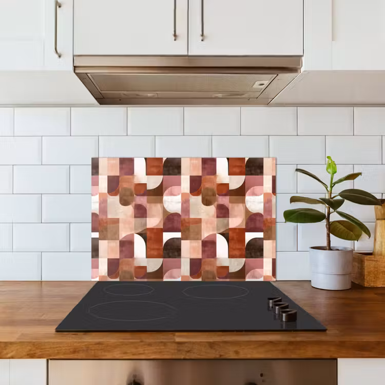 Spatscherm keuken - Geometrie - Modern - Retro — 6