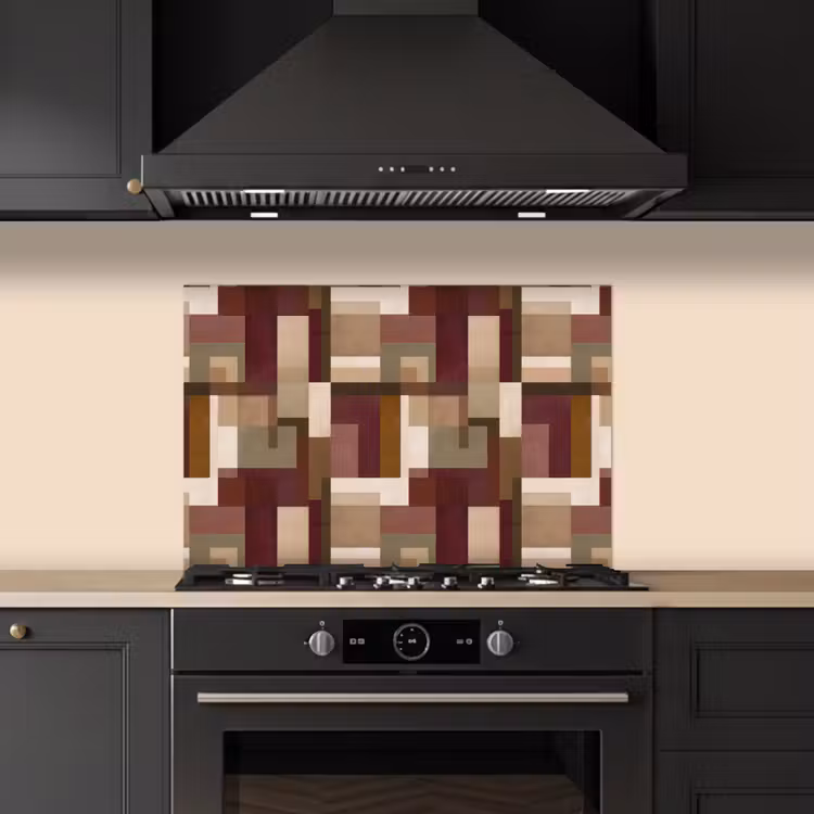 Spatscherm keuken - Modern - Geometrie - Kleurrijk — 2