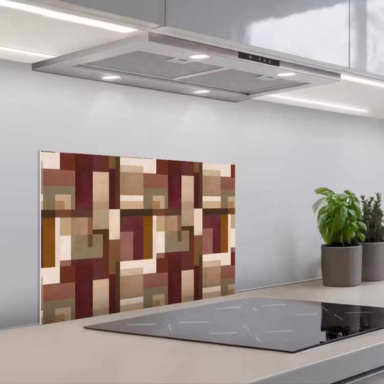 Spatscherm keuken - Modern - Geometrie - Kleurrijk — 5