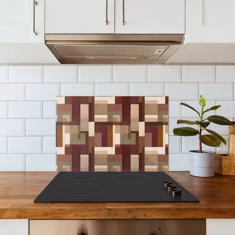 Spatscherm keuken - Modern - Geometrie - Kleurrijk — 6