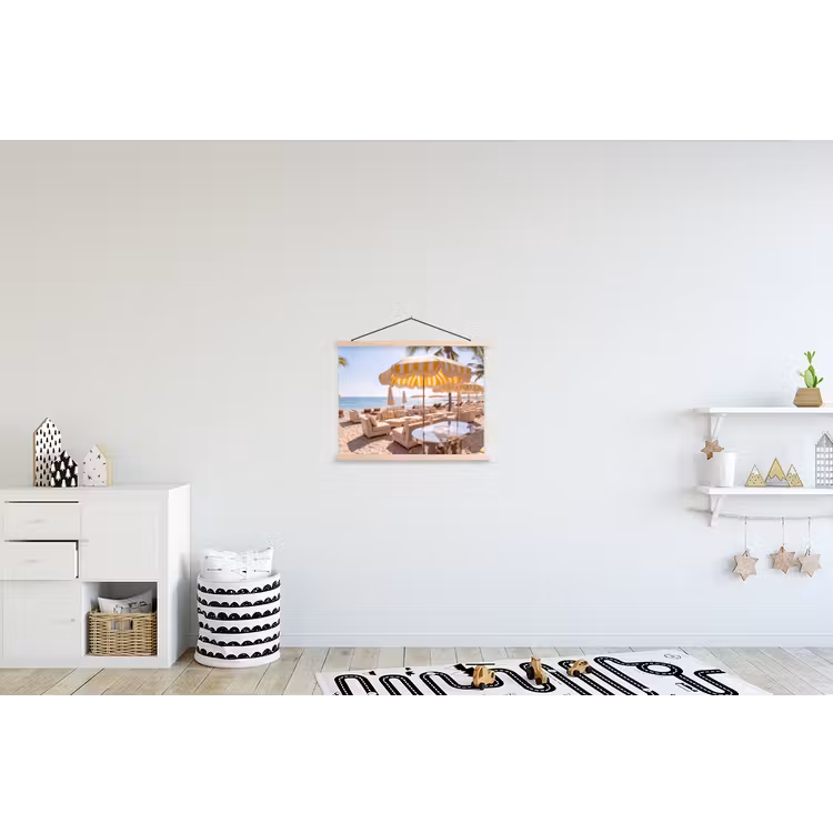 Schoolplaat - Strand - Ligbedden - Vakantie - Modern - Geel — 3