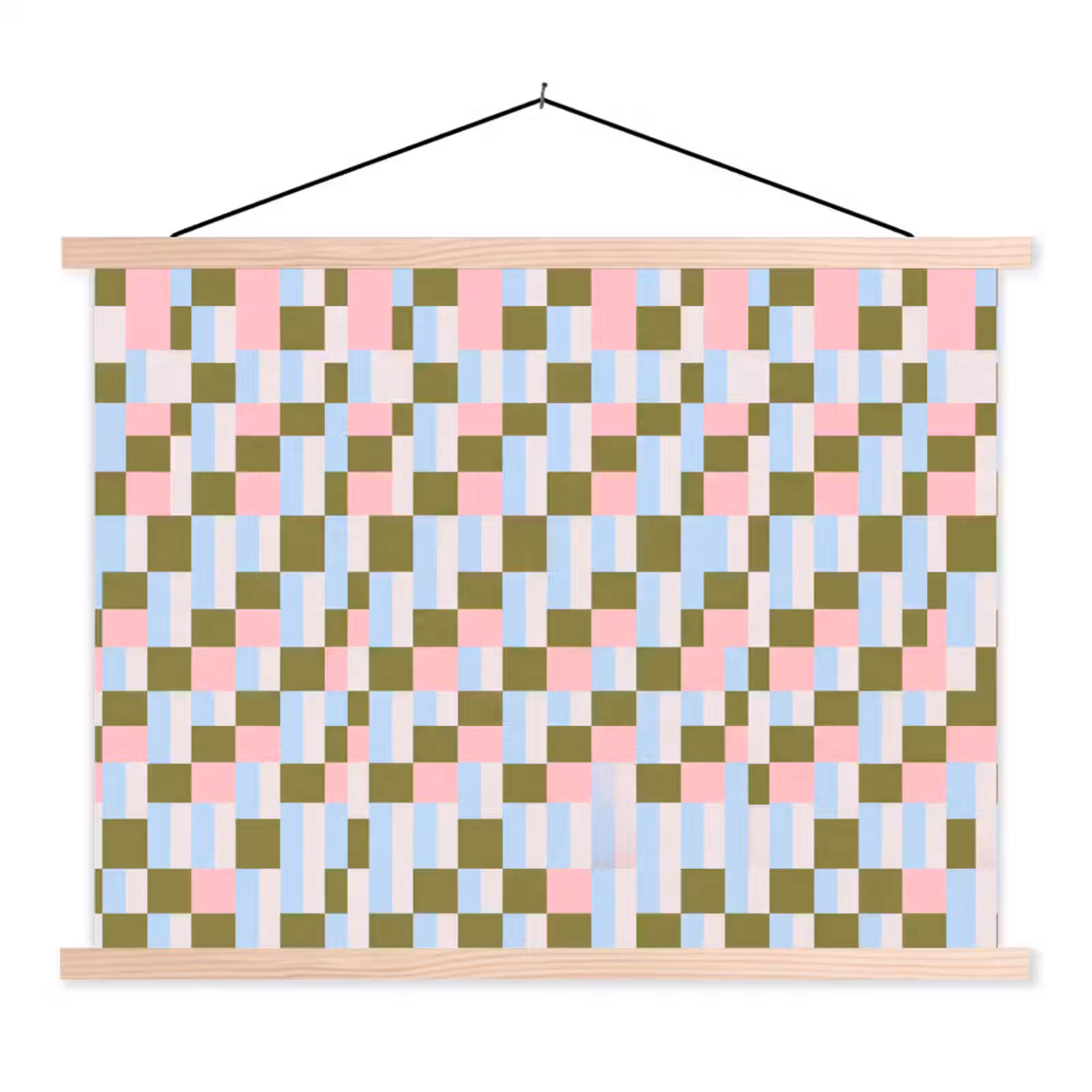 Schoolplaat - Patroon - Geometrisch - Abstract - Kleurrijk - Modern — 1