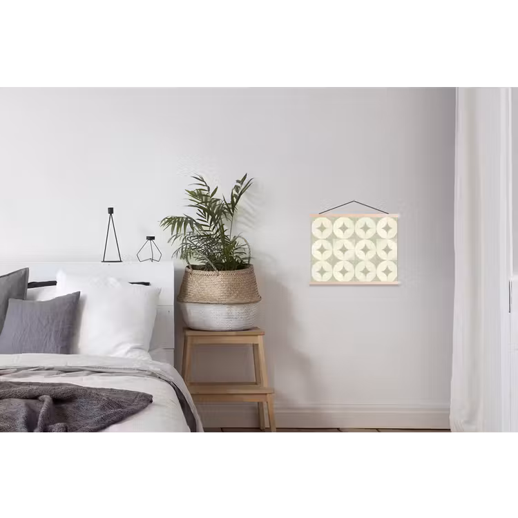 Schoolplaat - Saliegroen - Geometrisch - Retro - Mid-Century - Patroon — 2