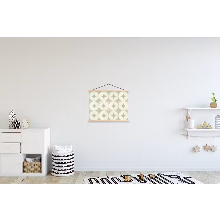 Schoolplaat - Saliegroen - Geometrisch - Retro - Mid-Century - Patroon — 3