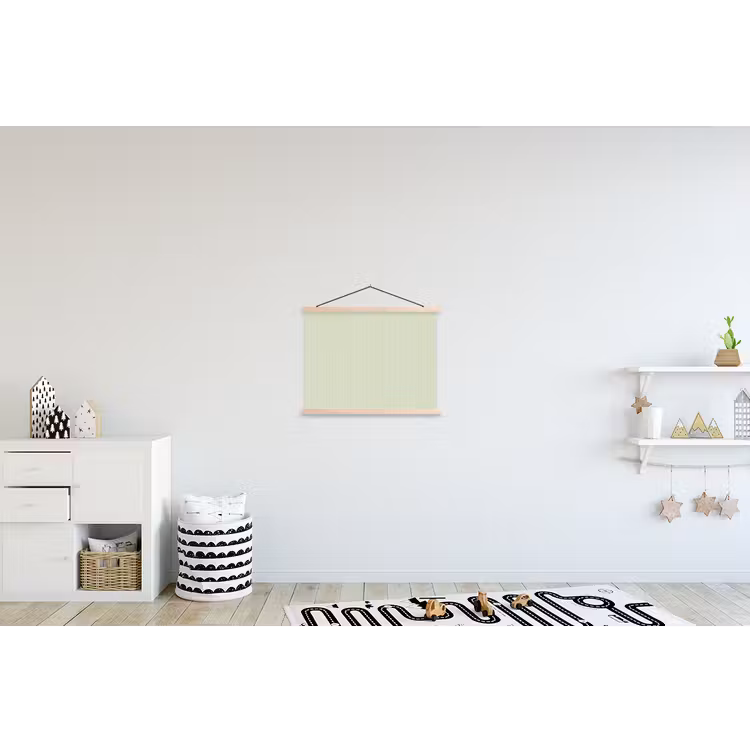 Schoolplaat - Saliegroen - Strepen - Minimalistisch - Patroon — 3