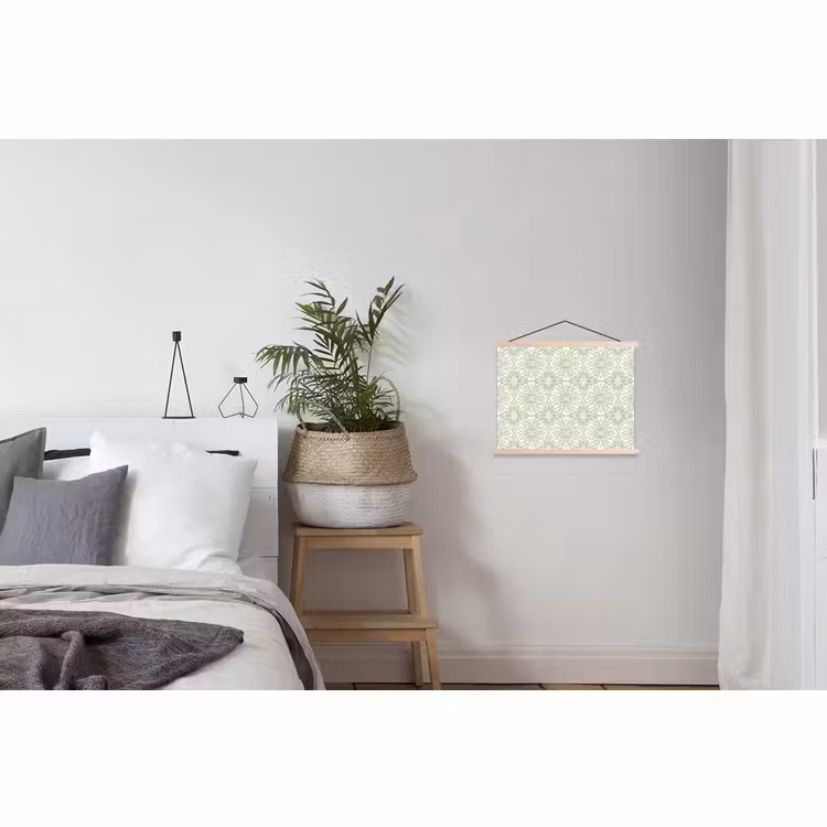 Schoolplaat - Saliegroen - Symmetrisch - Mandala - Ornament - Patroon — 2