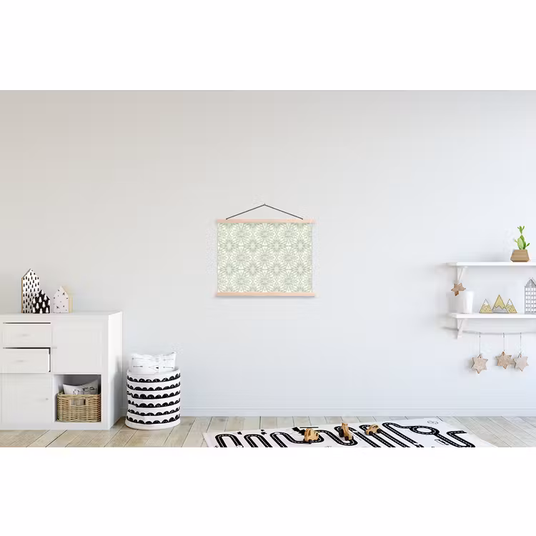Schoolplaat - Saliegroen - Symmetrisch - Mandala - Ornament - Patroon — 3